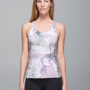 Lululemon Crossback Tank Sugar Crush Mesh